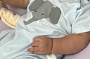 戴维贝拉（DAVE＆BELLA）婴儿衣服夏装新生儿短袖连体衣宝宝哈衣男宝爬服  实拍图