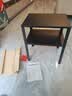 宜家（IKEA）KNARREVIK科纳列维克收纳床边桌家用落地搁架床头置物架 黑色 实拍图