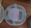 babycare婴儿牙胶手套式咬咬乐宝宝安抚牙胶硅胶玩具防吃手4月+ 恩特蓝 实拍图
