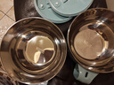 美厨（MAXCOOK）304不锈钢泡面碗 学生饭盒餐杯泡面杯1200ML 带盖 蓝色 MCWA3016 实拍图