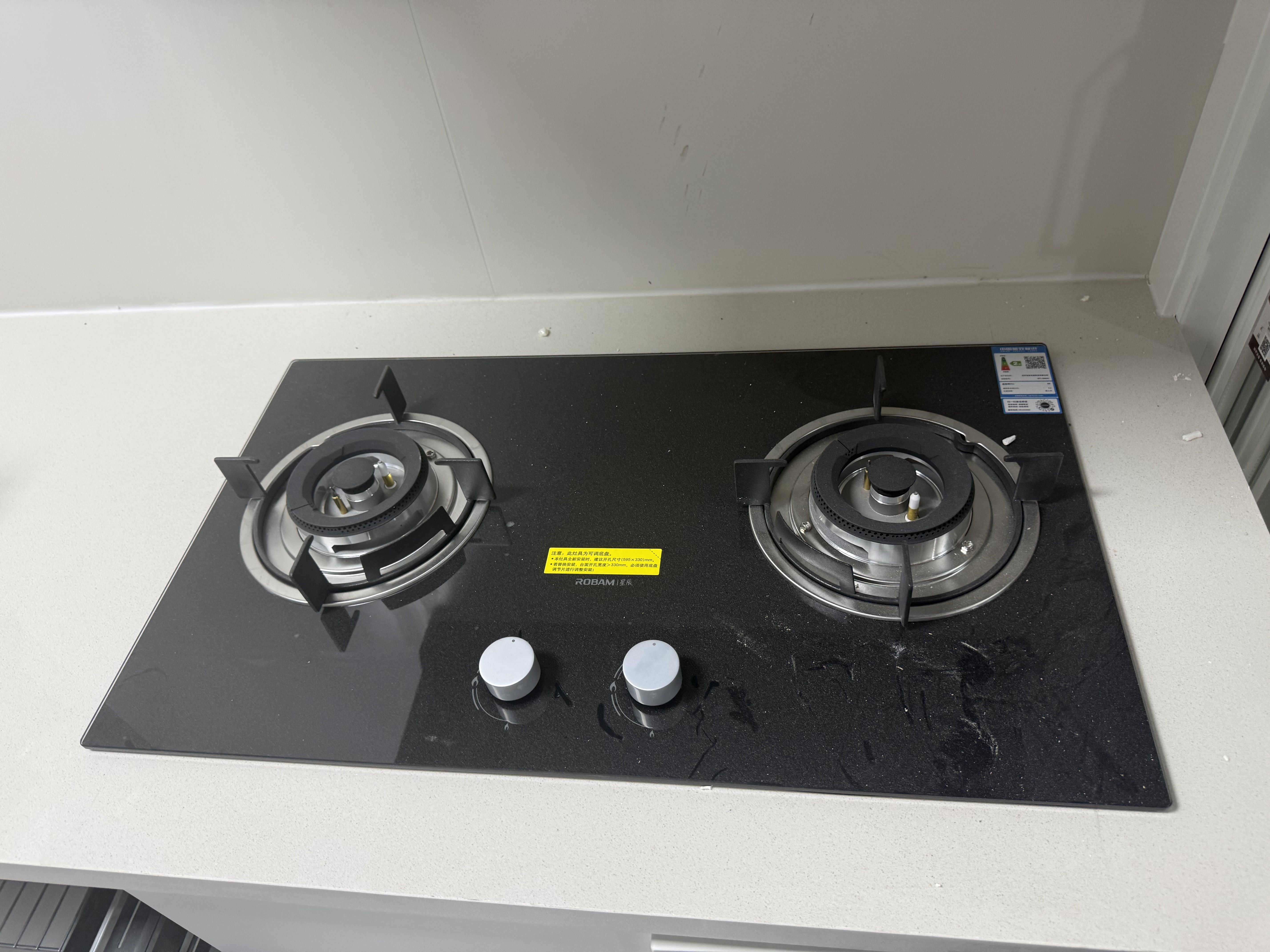 老板（Robam）JZT-20B2A家用燃气灶天然气煤气灶双灶嵌入式可调节换装不改孔灶具双灶家用灶具以旧换新上门安装 实拍图