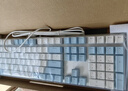 达尔优（dareu）EK815合金版机械键盘 有线键盘 游戏键盘 108键电竞键盘 女生 电脑键盘 白色蓝色 黑轴 实拍图