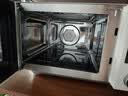 美的（Midea）空气炸微波炉烤箱一体机复古奶油风高颜值无油低脂大功率APP智能AI变频不锈钢内胆25L（PC23F5W） 实拍图