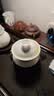 钰铨龙门 羊脂玉瓷釉烧大盖碗 德化白瓷办公家用陶瓷大容量三才盖碗泡茶碗 羊脂玉瓷釉烧大盖碗（约210ml) 实拍图