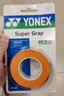 尤尼克斯（YONEX）羽毛球手胶运动吸汗带握把胶AC-102C-451暗橙色三条装 实拍图