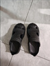 特步（XTEP）运动拖鞋子男款青少年洞洞鞋男士外穿夏季沙滩凉鞋男043黑色44-45 实拍图