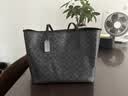 蔻驰（COACH）女托特包奢侈品City33大号通勤电脑大容量手提购物袋妈妈单肩包 CV976-QBMI5 木炭灰色(炭黑色) 33cm (长) x 29cm (高) x 16cm (宽) 实拍图
