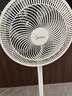 美的（Midea）【飓风节能】七叶柔风立式电风扇/家用轻音落地扇/台式小型风扇/大风力遥控定时摇头风扇 SAH35BSJ 实拍图