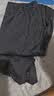 策息裤子男夏季冰丝薄款休闲裤阔腿直筒长裤宽松卫裤运动男裤 黑+深灰【两件装】 3XL -建议150-165斤左右 实拍图