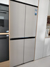 美的（Midea）餐边柜冰箱427升449十字四开门45cm深度超薄零嵌入PST+主动净味除菌风冷无霜一级能效双变频家用 新国标 MR-449WUSJPGZ 月光米 实拍图