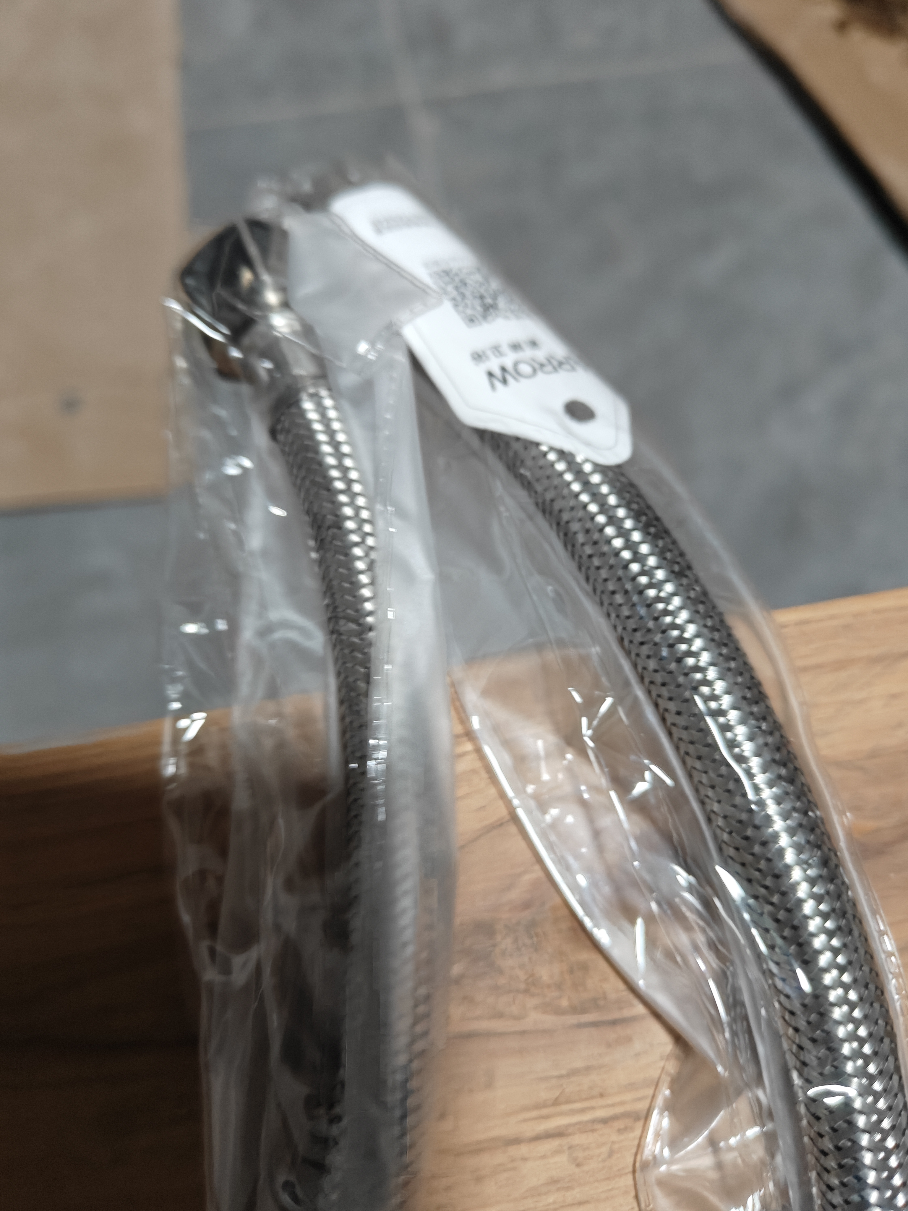 箭牌（ARROW）304不锈钢冷热进水管马桶上水管热水器软管80cm冷热通用AE5908-1 实拍图