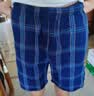 帛芮睡裤男夏季纯棉五分居家短裤男大码格子大裤衩外穿休闲宽松家居裤 实拍图