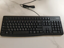 罗技（Logitech）K120 键盘 有线键盘 办公键盘 全尺寸 黑色U口 104键 实拍图