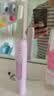飞利浦（PHILIPS）声波电动牙刷 七夕情人节礼物送女友 钻石3系 5倍洁齿5种模式 洁净刷头*2   HX5171/04粉 实拍图