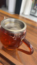 京红运真裸价·玻璃公道杯带过滤加厚耐热分茶器茶漏茶道杯茶海茶具配件 实拍图