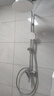 法恩莎（FAENZA）三功能旋钮淋浴顶喷手持可升降易洁硅胶花洒【银】F2M8842CP 实拍图