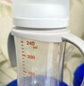 贝亲（Pigeon）自然离乳PPSU重力球吸管奶瓶 双把手240mL6月+(附带6月+12月奶嘴) 实拍图