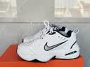 耐克轻便训练鞋秋季健身缓震老爹鞋NIKE AIR MONARCH 4 415445 102白色/金属银/深藏青 40.5 (255mm) 实拍图