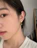 唐后（TH）和田白玉石耳饰坠女纯银古风故宫新中式碧玉耳环七夕礼物耳钉 实拍图