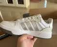 adidas 面包鞋 GRAND COURT BASE 00s休闲板鞋平底鞋男女阿迪达斯   奇迹矾土棕/黑色/汉玉白   43 实拍图