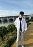 NEW BALANCE NB327官方夏季休闲鞋男鞋女鞋情侣舒适增高鞋百搭潮流厚底运动鞋 米灰色/白色 MS327FE 37 (脚长22.5cm) 实拍图