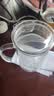 泥也茶杯玻璃杯月牙泡茶杯玻璃水杯绿茶过滤月牙杯办公专用男喝茶杯子 实拍图