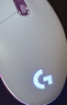 罗技（G）G102 有线游戏鼠标 轻量化设计 G102第二代 RGB灯效 打瓦鼠标 无畏契约/三角洲必备（白色） 实拍图