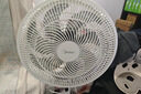 美的（Midea）【飓风节能】七叶柔风立式电风扇/家用轻音落地扇/台式小型风扇/大风力遥控定时摇头风扇 SAH35BSJ 实拍图