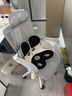 南皇人体工学办公椅电竞椅久坐打游戏办公室椅子久坐不累人工力学座椅 镂空双背白-3级杆-尼脚-155°任意后躺 120-155度(含) 联动扶手 实拍图