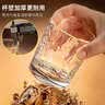 青苹果锤纹玻璃洋酒杯220ml6只 烈酒杯威士忌酒杯 玻璃杯水杯饮料杯 实拍图