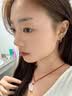 芯奢S999足银耳环女士2026新款养耳洞素圈耳圈耳钉纯银设计高级感耳饰 足银8MM【2只装】 【适合耳骨戴】假一赔十 实拍图