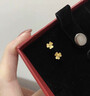 周六福（ZLF）七夕情人节礼物  足金999耳钉黄金耳钉女款迷你小金花耳饰 计价 0.67g 实拍图