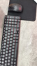 罗技（Logitech）MK220 键鼠套装 无线键鼠套装 办公键鼠套装  多媒体键鼠套装 带无线2.4G接收器 黑色 实拍图