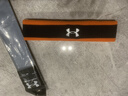 安德玛（Under Armour）运动发带男女 篮球装备瑜伽健身吸汗头带止汗带头戴导汗带 黑橙色 实拍图