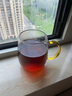绿昌明 耐热玻璃杯茶水杯带过滤茶水分离杯泡茶杯花茶杯锤纹杯 大号款 实拍图