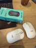 罗技（Logitech）M221 轻音鼠标 无线鼠标 办公鼠标 对称鼠标 带无线微型接收器 米白色 实拍图