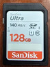 闪迪（SanDisk）128GB SD内存卡 U1 C10 至尊高速存储卡 读速140MB/s 全高清视频 数码相机理想伴侣 实拍图