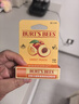 伯特小蜜蜂（Burt's Bees）经典润唇膏秋冬养护男女通用天然保湿滋润无色打底 蜜桃味4.25g 实拍图