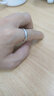 老银匠简约闭口银戒指情侣款女生情人节礼物s925银情侣开口对戒款光面男 14号/周长53.1mm 含证书 实拍图