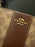 蔻驰（COACH）【品牌直供】女士手拿包手腕包拉链款小号棕色CW854礼物送女友 实拍图