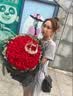 来一客鲜花速递99朵红玫瑰花束礼物表白送女友全国同城配送 99朵红玫瑰女神款 实拍图