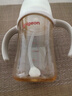 贝亲（Pigeon）自然离乳 PPSU重力球吸管双把手奶瓶 240mL 6月+ AA252 实拍图