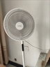 美的（Midea）【飓风节能】七叶柔风立式电风扇/家用轻音落地扇/台式小型风扇/大风力遥控定时摇头风扇 SAH35BSJ 实拍图