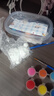石膏娃娃盒装涂色白胚儿童DIY玩具网红爆款娃娃手工制作涂鸦白胚 1盒装（2娃娃6色颜料1画笔1图纸 实拍图