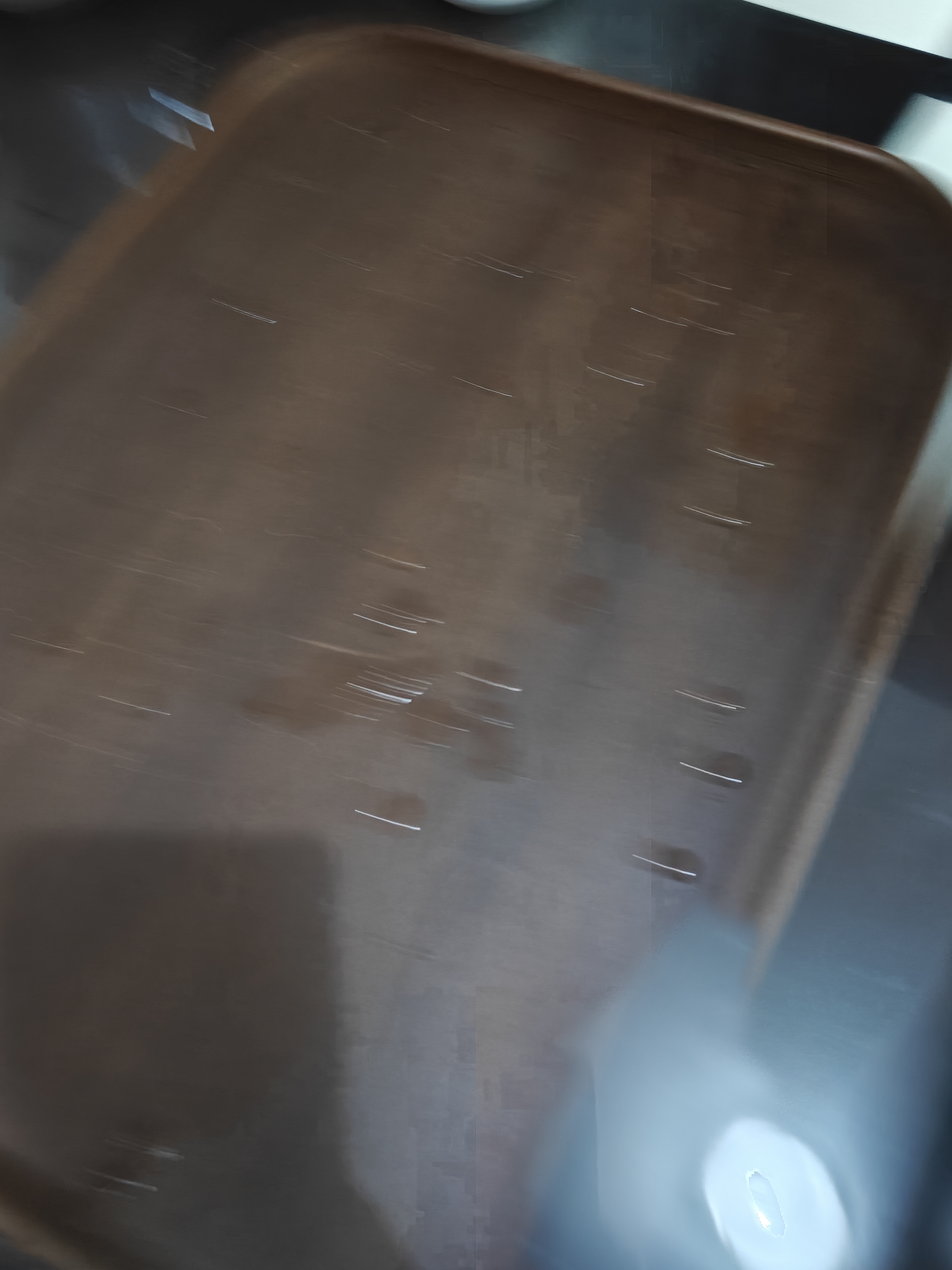家用胡桃木色托盘商用长方形茶盘商用水果点心收纳盘待客专用餐盘 黑胡桃木搓色方盘大号【45*33*2.3cm】 1个 实拍图
