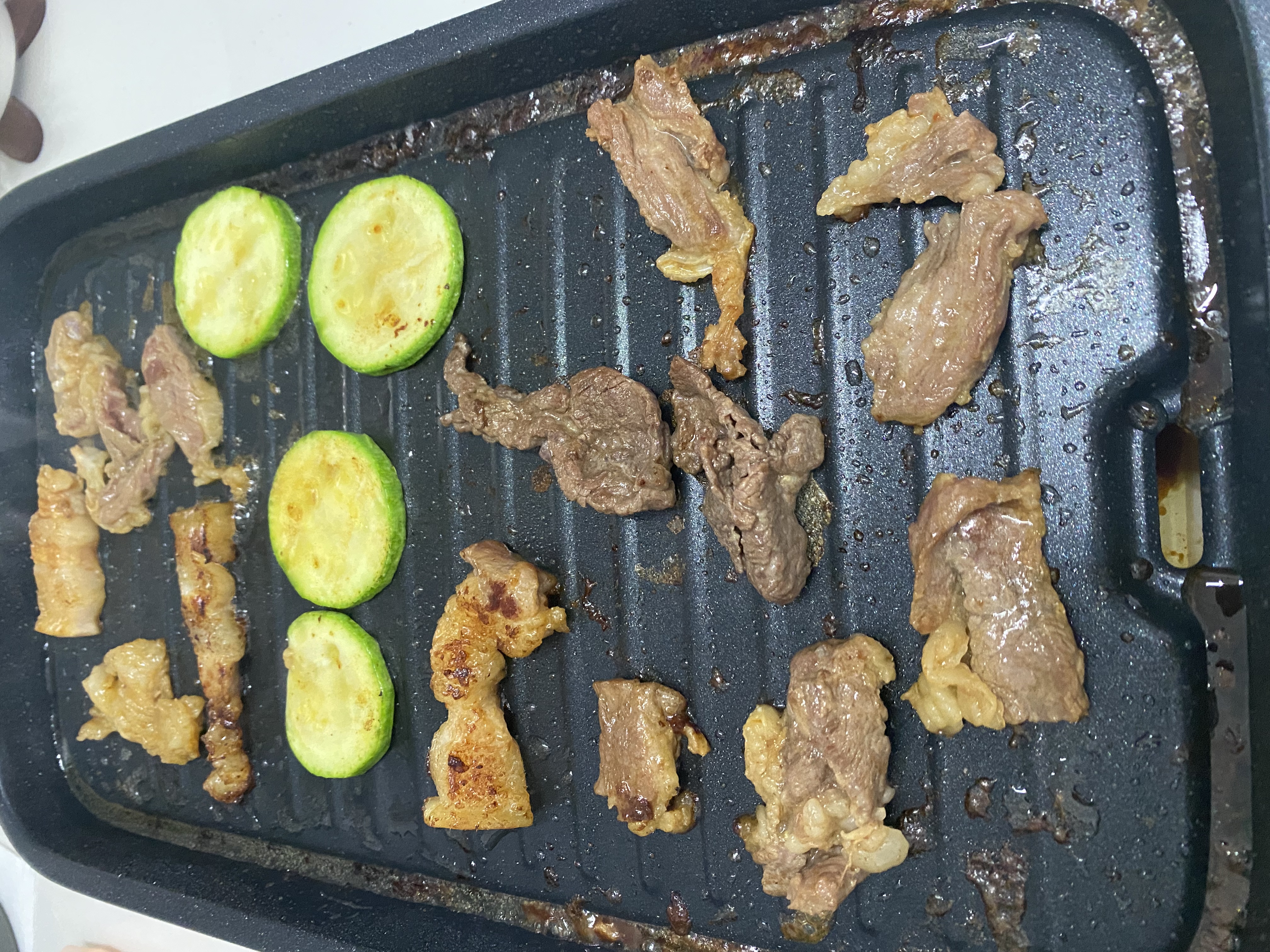 小熊（Bear）烤肉电烤盘 烤肉锅家用 一体多功能锅不沾可拆电烧烤炉 DKL-Y15C1 实拍图