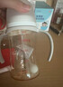 贝亲（Pigeon）自然离乳PPSU重力球吸管奶瓶 双把手240mL6月+(附带6月+12月奶嘴) 实拍图