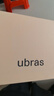 ubras七夕情人节礼物无尺码小奶皮轻褶低领薄隐形无痕夏季文胸罩内衣女 实拍图