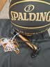 斯伯丁（SPALDING）篮球7号TF黑金掌控系列室内外通用防滑耐磨赛事专用七号篮球 实拍图