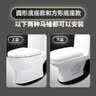 潜水艇马桶盖通用坐便器盖子家用加厚盖板老式抽水马桶圈器配件缓降 O型耐压长底座快拆款MG5 实拍图
